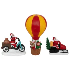 SANTON VILLAGE DE NOEL TRANSPORT PERE NOEL