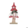 SAPIN BOIS 11X4X25CM ROUGE