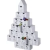 SAPIN DE L AVENT 35CM NOIR BLANC