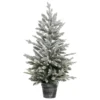 SAPIN EN POT FROSTY 100CM