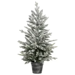 SAPIN EN POT FROSTY 100CM