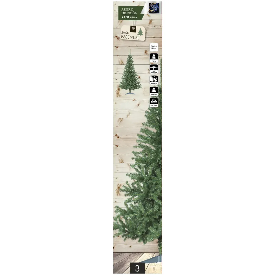 SAPIN ESSENTIEL VERT H.150CM