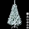 SAPIN FLOQUE H.210CM