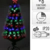 SAPIN NOEL FIBRE OPTIQUE H.90CM