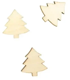 SAPINS BOIS 2.5X0.3CM X50 PIECES