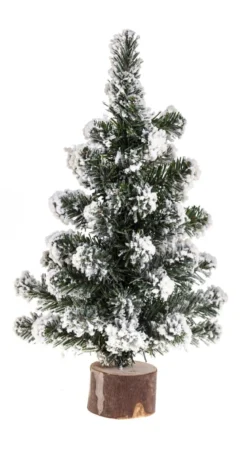 SAPIN TABLE BLOOMING FLOQUE H.25CM