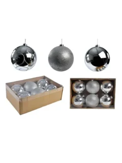 S 6 BOULES D.15CM 3 STYLES