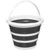 SEAU 10L RETRACTABLE BLANC GRIS