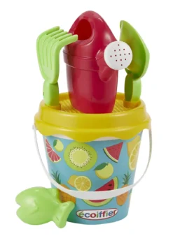 SEAU PLAGE GARNI FRUITS 17CM
