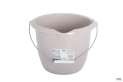 SEAU PLASTIQUE 10L GREGE