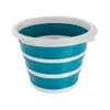 SEAU PLIABLE CAPACITE 10L BLANC BLEU
