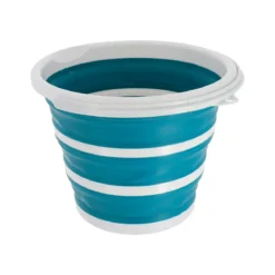 SEAU PLIABLE CAPACITE 10L BLANC BLEU
