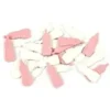 SEMIS DE TABLE BIBERON BEBE EN BOIS X28 PIECES ROSE