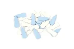 SEMIS DE TABLE BIBERON BEBE EN BOIS X28 PIECES BLEU