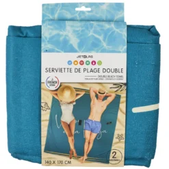 SERVIETTE PLAGE DOUBLE POP 170X140CM