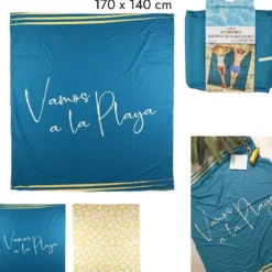 SERVIETTE PLAGE DOUBLE POP 170X140CM