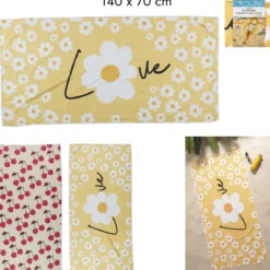 SERVIETTE PLAGE POP 70X140CM
