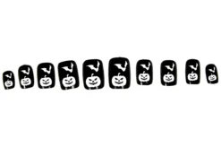 SET 12 FAUX ONGLES HALLOWEEN 9.5X15X1.2CM