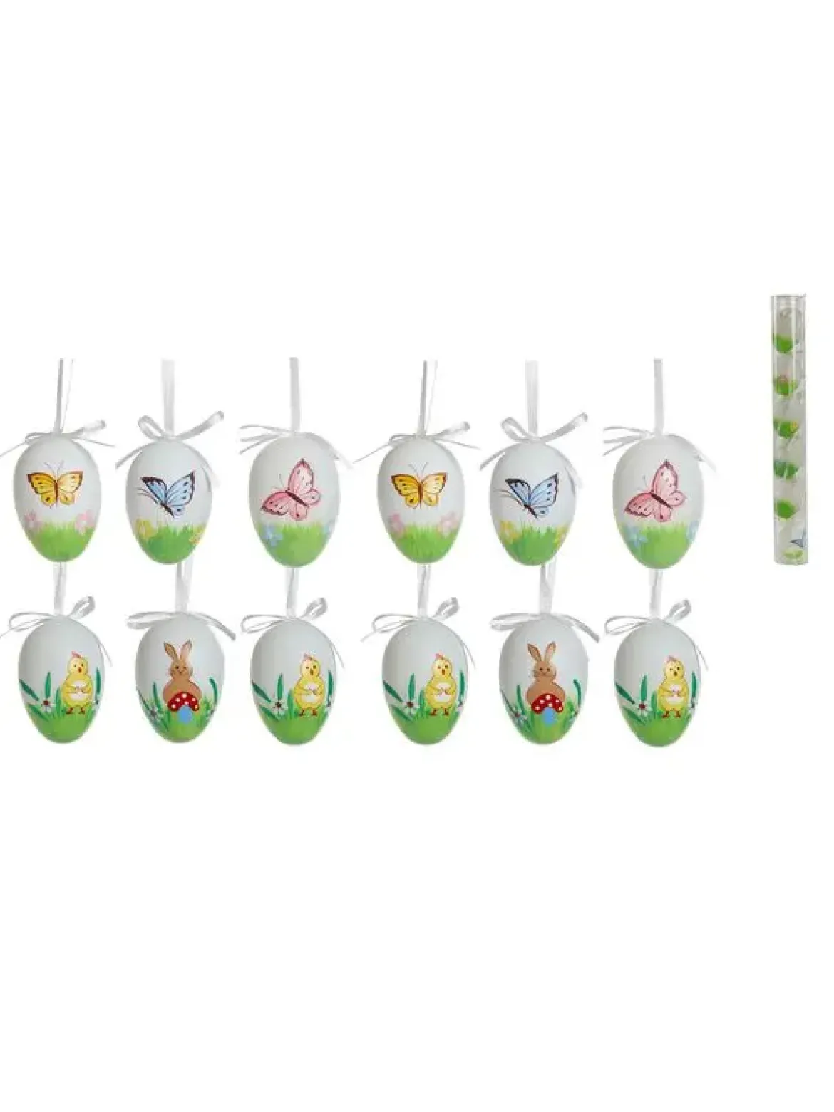 SET 6 OEUFS DECO ANIMAUX NATURE