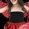 SET 3 PIECES DIABLE ROUGE TUTU AILE ET TIARE