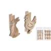 SET 9 PINCES LAPINS POULES