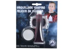SET DE MAQUILLAGE VAMPIRE AVEC DENTS ET SANG