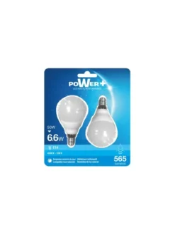 SET 2 AMP.LED E14 7W 45W A50 RC