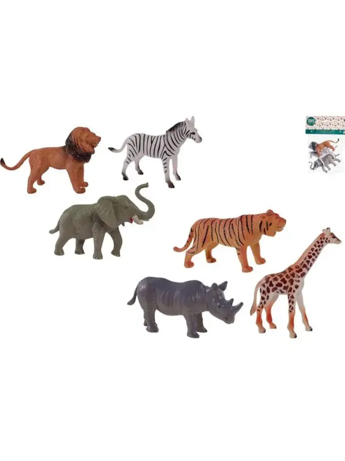 SET 3 ANIMAUX DE LA JUNGLE