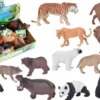SET 12 ANIMAUX ZOO 9 A 11CM