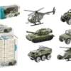 SET ARMEE DIE CAST 1 50 ROUES LIBRES 6CM