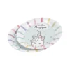 SET 6 ASSIETTES CARTON D.18.5CM LICORNE