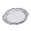SET 6 ASSIETTES ETOILE ARGENT D.23CM