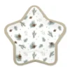 SET 6 ASSIETTES ETOILE  NATURE CERF D.23CM