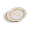 SET 6 ASSIETTES GOLD D.18.5CM