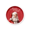 SET 6 ASSIETTES RONDES PERE NOEL D.18CM