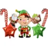 SET BALLONS GONFLABLES NOEL LUTIN