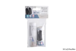 SET BROSSE ADHESIVE VOYAGE 2 X 30 FEUILLES