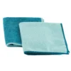 SET 2 CARRES MICROFIBRE MULTI USAGES BLEU
