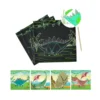 SET 4 CARTES A GRATTER 20X20CM DINOSAURES