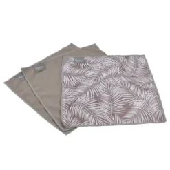 SET 3 CHIFFONS MICROFIBRE 30X30CM VEGETAL