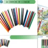 SET 24 CRAYONS DE COULEUR