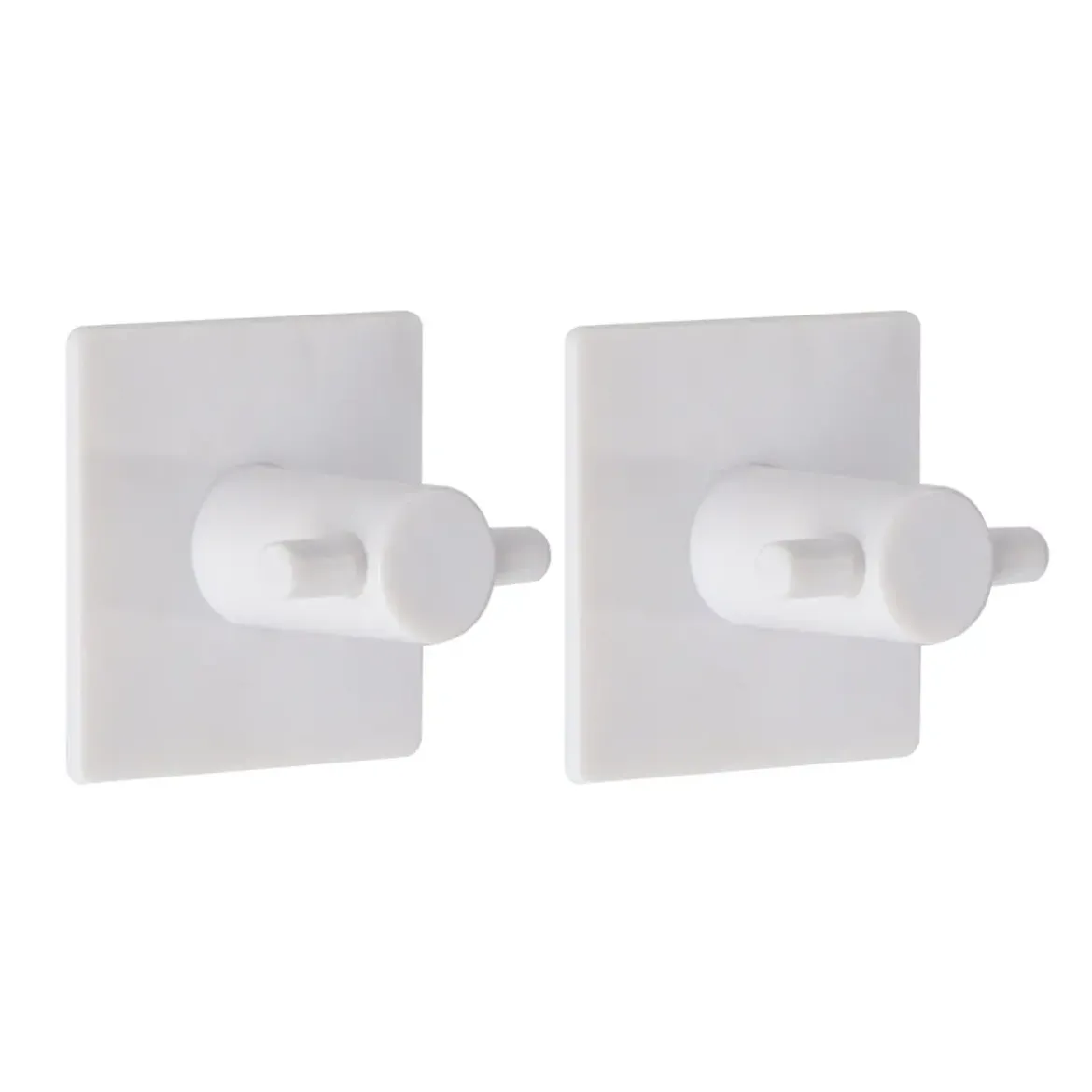 SET 2 CROCHETS CARRE 3M BLANC