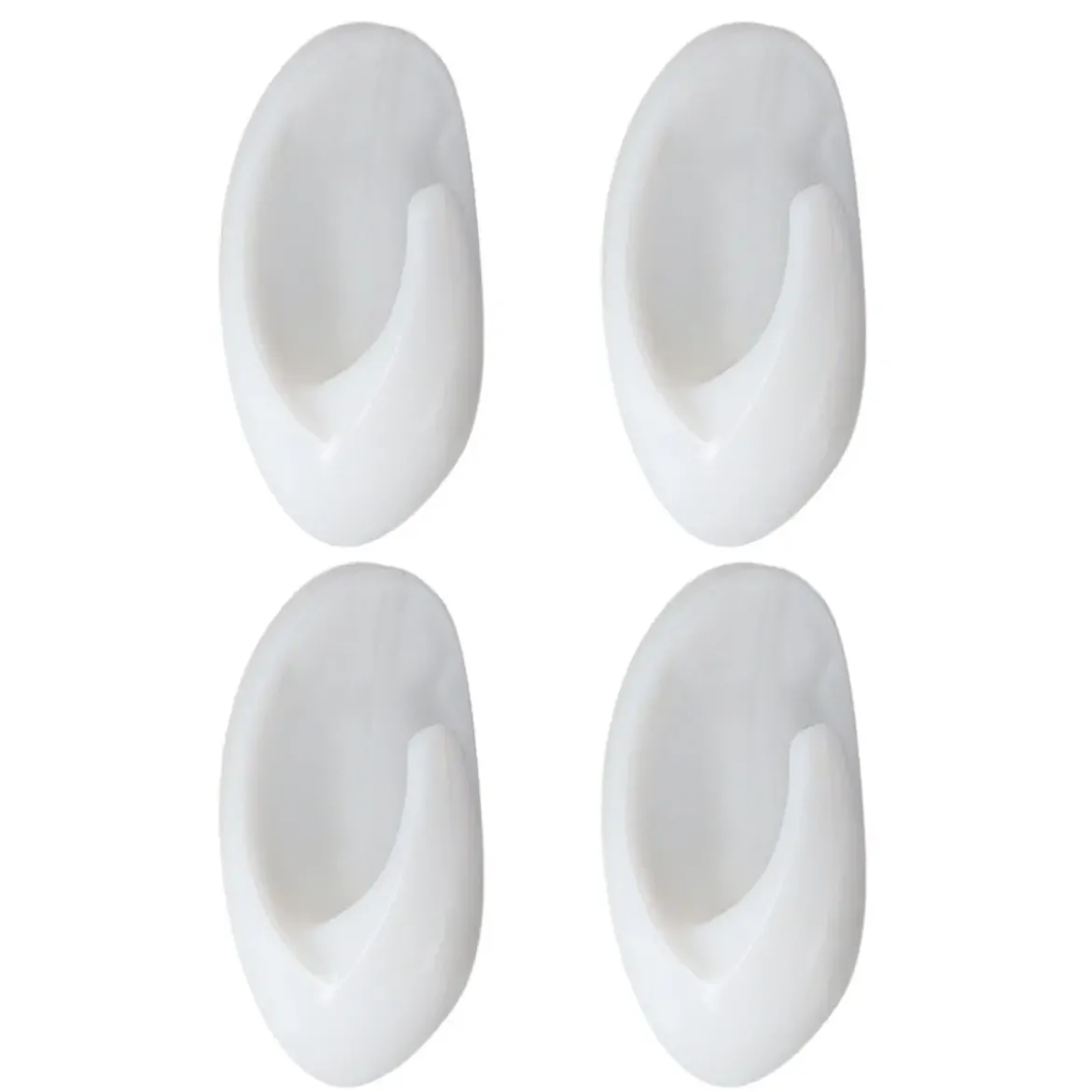 SET 4 CROCHETS 3M BLANC