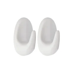 SET 2 CROCHETS 3M BLANC