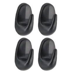 SET 4 CROCHETS 3M NOIR