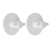 SET 2 CROCHETS ROND 3M BLANC