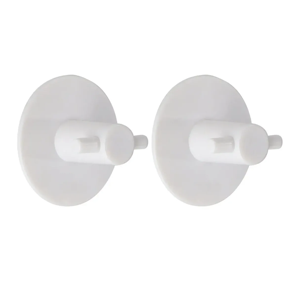 SET 2 CROCHETS ROND 3M BLANC