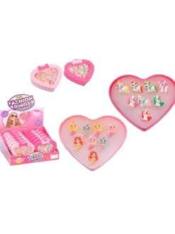 SET DE 8 BAGUES PRINCESSE