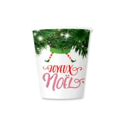 SET 6 GOBELETS CARTON 25CL LUTIN FARCEUR