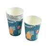 SET 6 GOBELETS CARTON 25CL MONSTRES